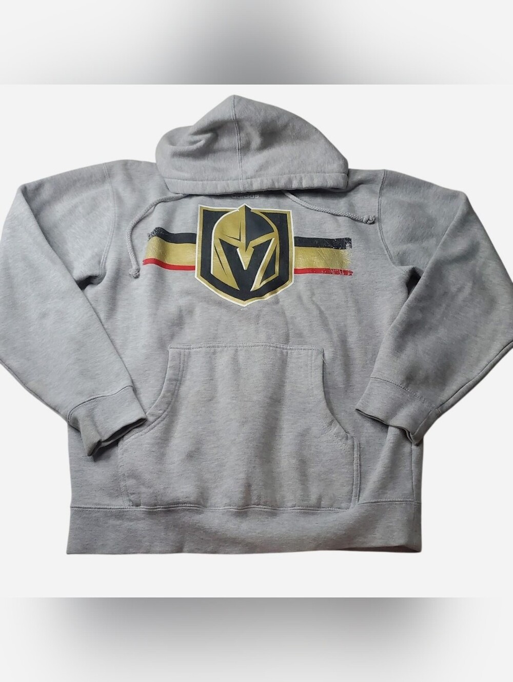 Adidas Vegas Golden Knights Hoodie Unisex Small Gray Hockey Las Vegas NHL VGK